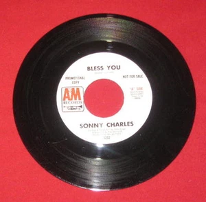 JIMMY CHARLES "BLESS YOU"  W/L PROMO 1970 A & M 1232 LQQQK!!  - Picture 1 of 1