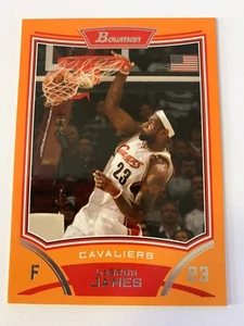 2008-09 Bowman Basketball Orange parallel LeBron James - Picture 1 of 7