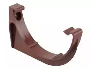 OSMA Wavin 0T019 Staffa di supporto per grondaia mezzo tondo 112 mm marrone - Foto 1 di 1