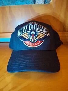 New Orleans PELICANS Adult L/XL Super flex Hat Cap USED Adidas NBA - Picture 1 of 3