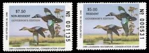 LA1G, 1GA — 1989 Louisiana Governor Edition, R & NR, PRICE REDUCED! - Picture 1 of 3