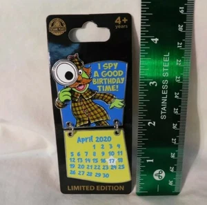 Sherlock Hemlock April 2020 Sesame Place Street Spy Good Birthday Time Calendar - Picture 1 of 6