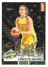Carolyn Swords autographed basketball card (Seattle) 2017 WNBA Enterprises #94