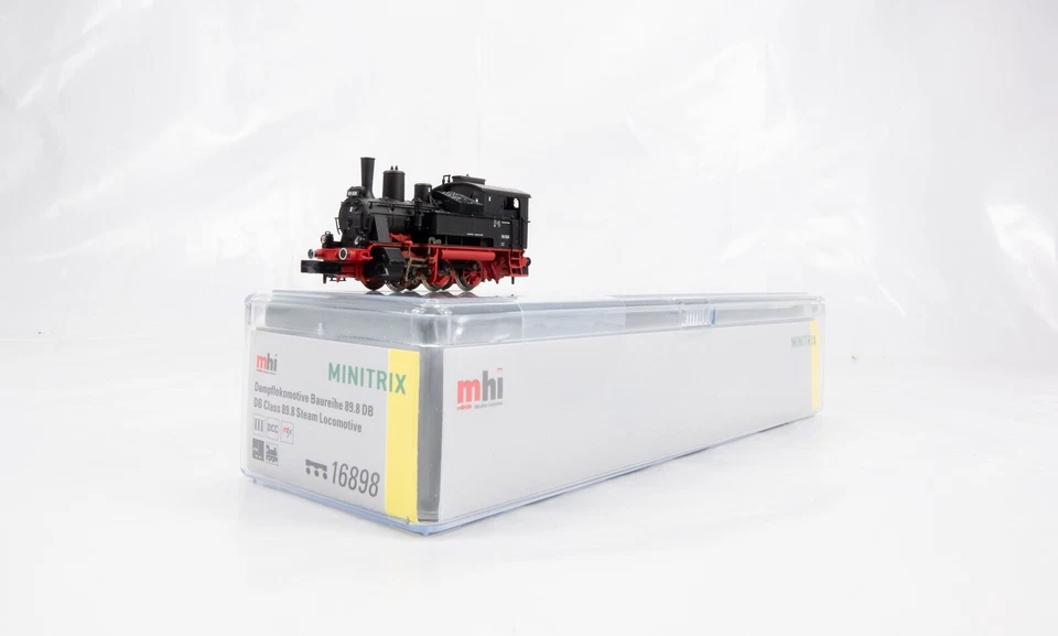 Minitrix 16898 Dampflok BR 89.8 der DB Ep III, Neu in OVP mit Garantie - Bild 1 von 1