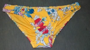 Debenhams Collection Bikini Bottoms 'Lily' Floral Hipster Style 10 Yellow BNWT - Picture 1 of 1