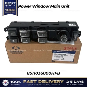 ⭐Genuine⭐ Power Window Main Unit 8511036000HFB for Ssangyong Rexton G4 - Picture 1 of 9