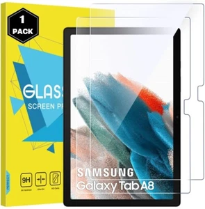 For Samsung Galaxy Tab A 8.0 (2021) Tempered Glass Screen Protector 10.5" X205 - Picture 1 of 6