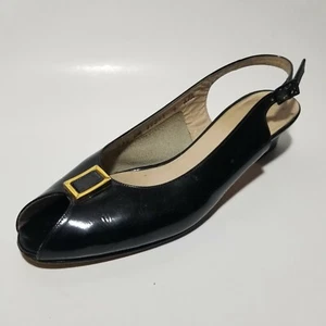 Salvatore Ferragamo Lacklederschuh linker Fuß nur Einzelschuh Größe 9 AAA - Bild 1 von 11