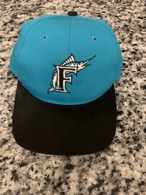 Vintage Florida Marlins Snapback Hat Cap Genuine MLB Merchandise - Image 1 of 4