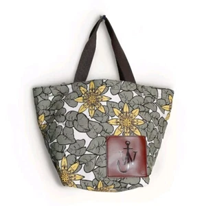 RARE Jw Anderson x Uniqlo Floral Khaki Green Reversible 2-Way Tote Bag XLNT - Bild 1 von 4