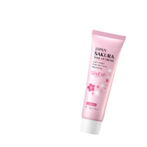 Japanese Sakura Even Skin Tone Cream for Brightening Travel Size - Picture 1 of 9