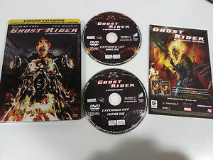 Ghost Rider el Biker Ghost - 2 X DVD Steelbook Spanish English Marvel 3T