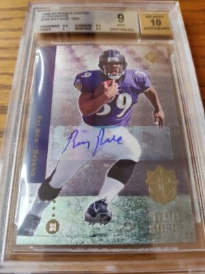 2008 SP "Rookie Edition" RAY RICE Autograph Premiere Prospects Rookie RC BGS 9 - Image 1 of 4
