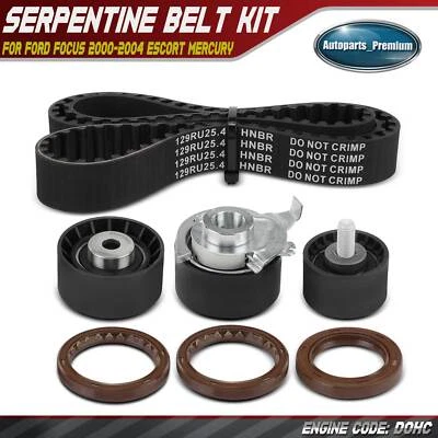 7x Kit de correa de distribución para Ford Focus 2000-2004 Escort Mercury Cougar Mystique 2,0 L Foto 1 de 4