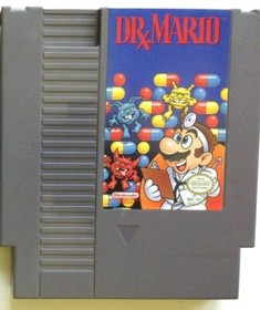 EXCELLENT VINTAGE 1985 NINTENDO NES DR MARIO GAME CARTRIDGE
