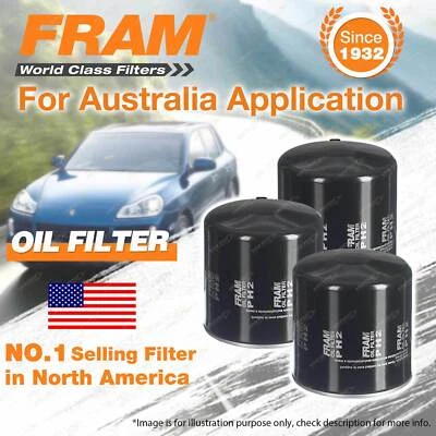 3 x Fram Oil Filters for Ford TAURUS DN DP DN Quad Cam DP Quad Cam Refer Z516 - image 1 of 2