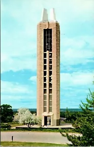 Cartolina L-4 Memorial Campanile Kansas University Lawrence Kansas KS non disponibile - Foto 1 di 2