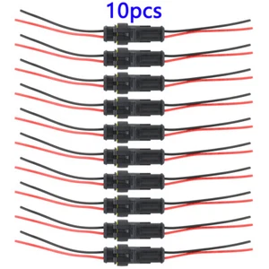 20PCS 2Pin Way Car Waterproof Male Female Electrical Connector Plug Wire Kit Set - Picture 1 of 12