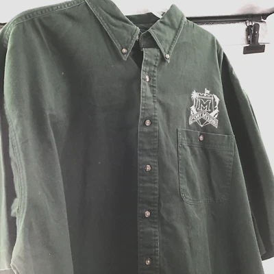 优质刺绣 FT Myers Florida Crest 短袖男式 2XL 纽扣 — 第 1/4 张图片