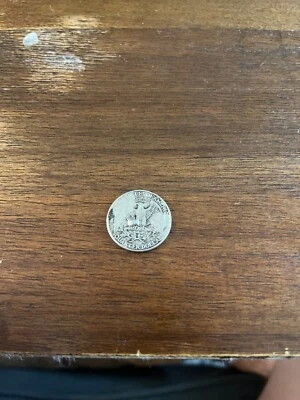 1995 D - Large Lump error, double print,  Error Quarter Reads “In Cod We Trust” - Image 1 of 3