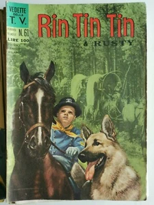 RIN TIN TIN & RUSTY VEDETTE DELLA TV - EDITRICE CENISIO MENSILE N. 61 ANNO 1965 - Picture 1 of 3