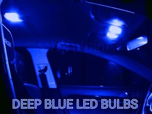 For VW GOLF MK7 12-19 LED PURE BLUE INTERIOR LIGHT BULBS KIT UPGRADE SET CANBUS - Picture 1 of 1