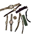 Watch Lot Vintage For Repair Parts Links Bands Face 