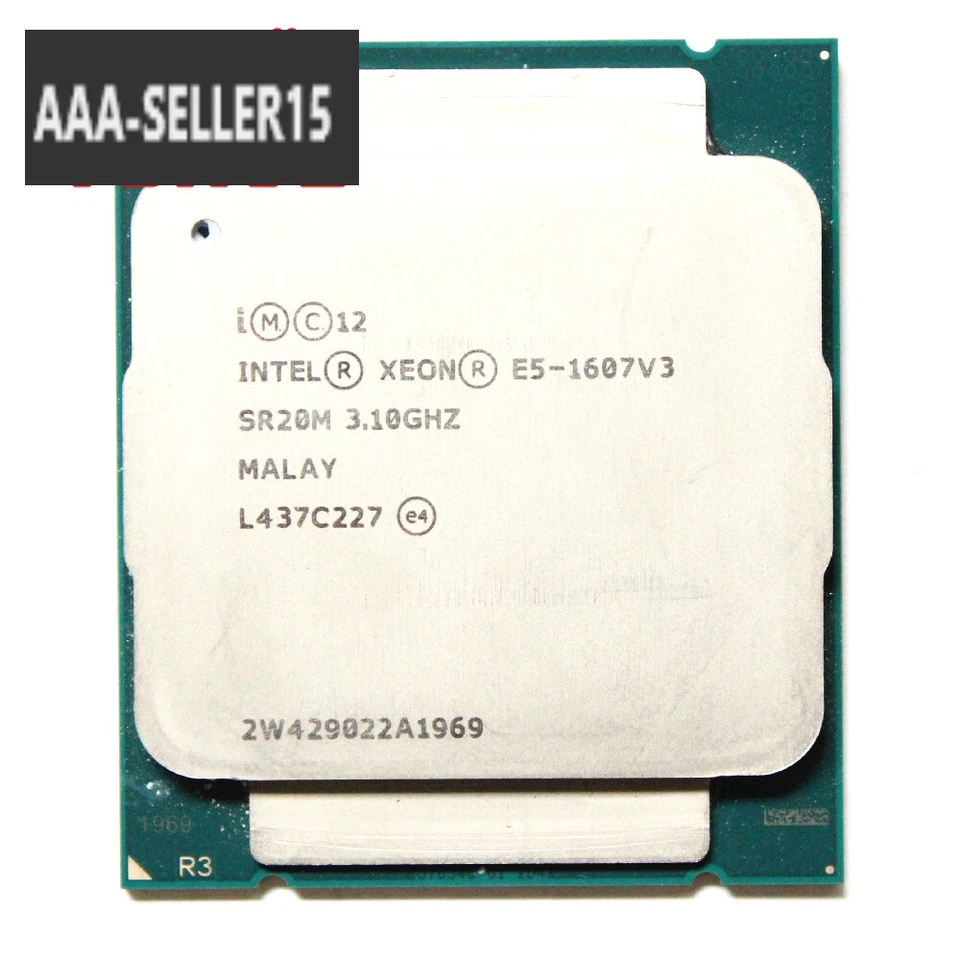 Intel Xeon E5-1607 V3 SR20M 3.10GHz 10M Quad-Core LGA 2011-3 R3 Server CPU 140W - Image 1 of 1