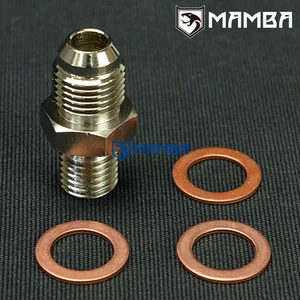 6AN to M12x1.5 Adapter Fitting Kit for VOLVO SAAB TD04L TD04HL Turbo Coolant - Picture 1 of 3