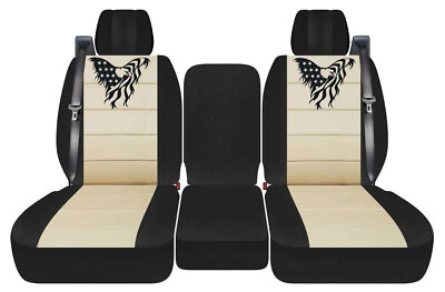 Fundas de asiento de arena para Ford F150 2004-2008 American Eagle Flag cubiertas de asiento de camión Foto 1 de 3
