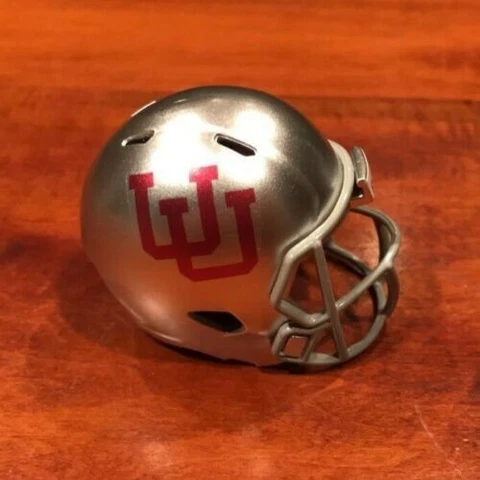 Utah Utes silver UU alternate custom pocket pro helmet Cover