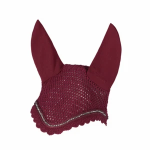 Eskadron Classic Sports Crystal Fly Hood  - Rustic Red - Picture 1 of 2