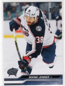 Boone Jenner 23-24 Upper Deck Series 2 Base Common #299 Columbus Blue Jackets - Picture 1 of 1