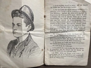 Vintage Deutschland Buch Merkblatt Judentum Judaica 1911 - Bild 1 von 5