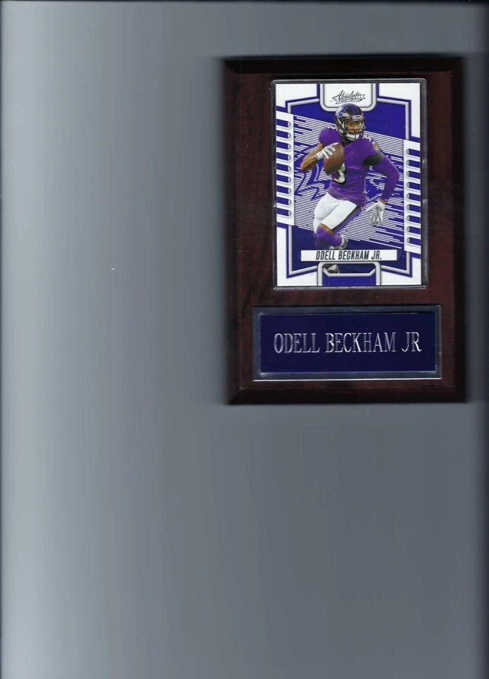 PLACA ODELL BECKHAM JR BALTIMORE RAVENS FUTBOL NFL C Foto 1 de 1
