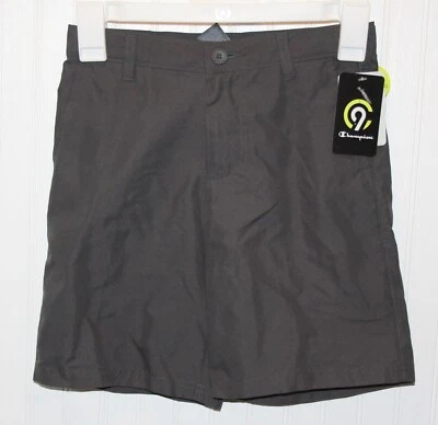 NWT Boys Champion C9 Shorts Size S 6/7 Gray  Elastic Waist - Imagem 1 de 2