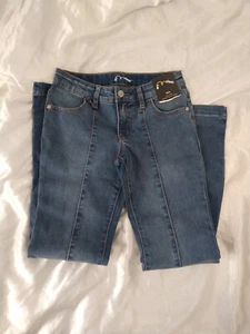 Art Class Girls Flare Jeans Size 12 Low Rise W24xL26 Distressed Light Wash - Picture 1 of 5
