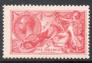 5 Rose Carmine Waterlow Seahorse 1913 Sg 401 N66 (1) gato como nuevo - Imagen 1 de 2