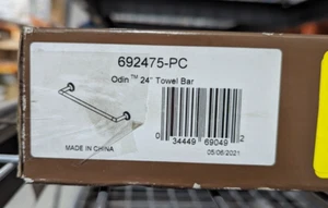Brizo 692475-PC Odin 24" Towel Bar In Chrome - Picture 1 of 4