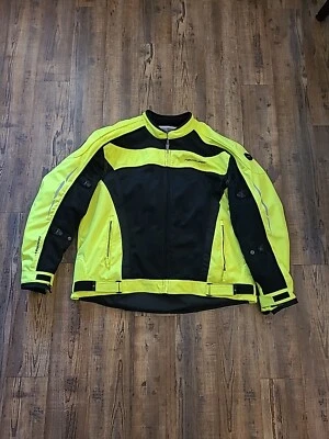 Men's FieldSheer Motorcycle Jacket Size 4XL Mesh Full Armor Back Shoulders Elbow - Image 1 of 4