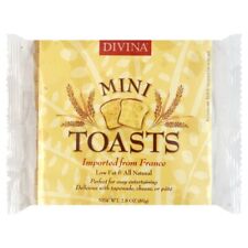 Divina Mini Toasts, White, 2.8-Ounce Packages (Pack of 24)