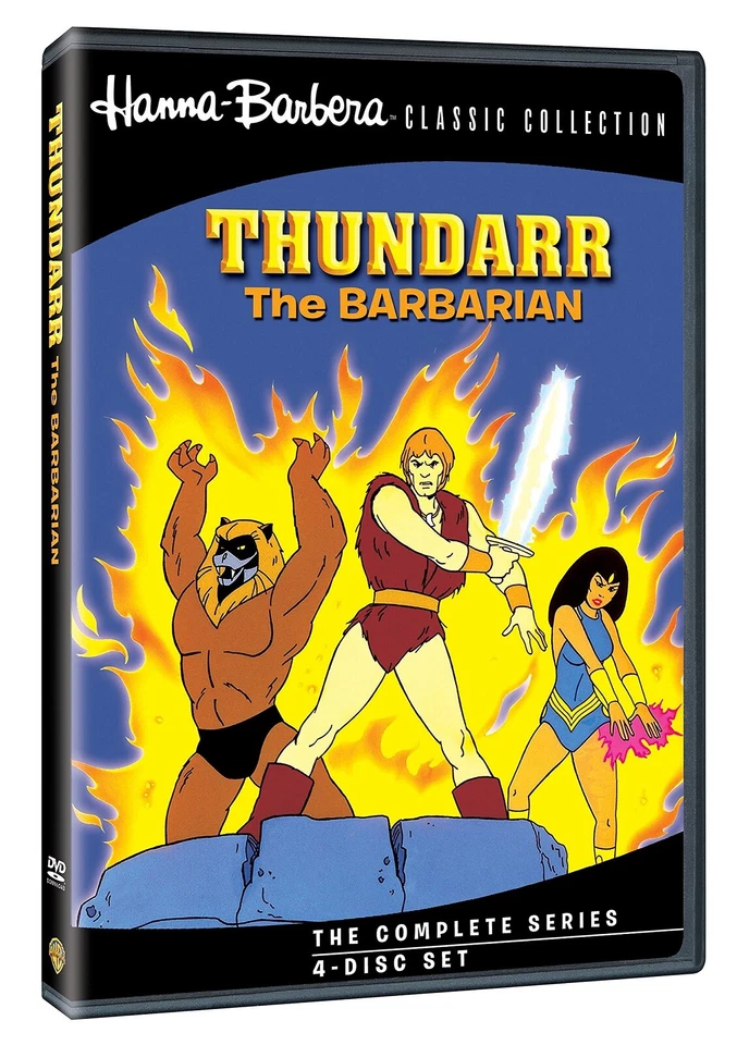 Thundarr the Barbarian The Complete Series 4xDiscs HANNA BARBERA  Region 4 DVD - Image 1 of 1