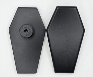 Sourpuss Black Coffin Wall Hook Set of 8 Gothic Home Decor Coffin Hooks New - Picture 1 of 9
