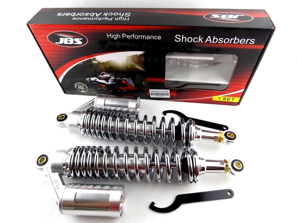 SUZUKI RM100 365mm JBS REAR AIR NITROGEN CELL SHOCK ABSORBERS SC - Image 1 of 4