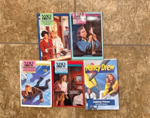 Carolyn Keene Nancy Drew Mystery Book Lot of (5) Books 80, 82, 103, 106, Files - Bild 1 von 3