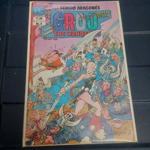 GROO THE WANDERER #8-- 1984 PACIFIC COMICS SERGIO ARAGONE'S VG+ TITLE COLORED IN - Picture 1 of 6