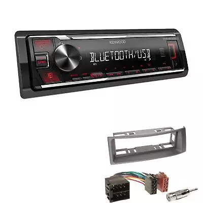 Kenwood Autoradio Bluetooth USB AUX für Renault Megane I Megane Scenic hellgrau - Bild 1 von 4