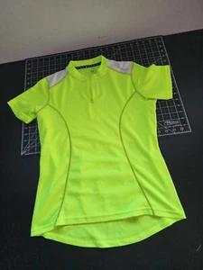 Canari Cycling Jersey 1/4 Zip Neon Size Medium M ladies - Picture 1 of 5