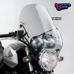 PUIG RANGER FAIRING FOR TRIUMPH SCRAMBLER 2013 LIGHT SMOKE - Picture 1 of 1