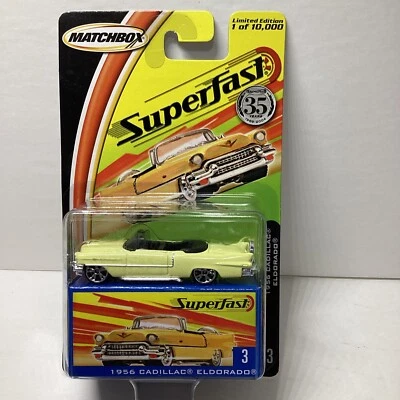 Matchbox.   Superfast, Limited Edition, 56 Cadillac Eldorado, 1/64 Scale - Image 1 of 4
